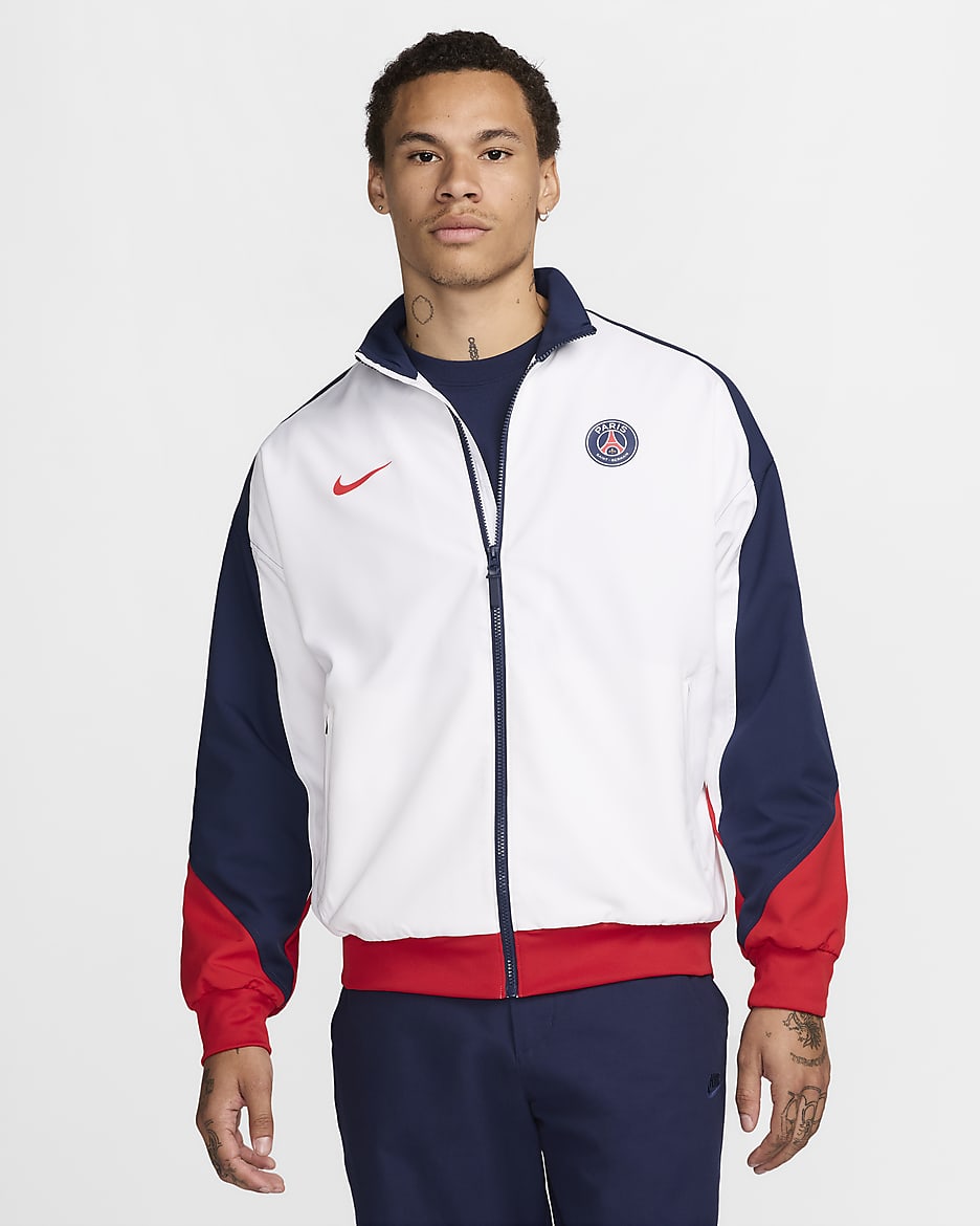 Paris Saint Germain Strike Men s Nike Dri FIT Football Jacket